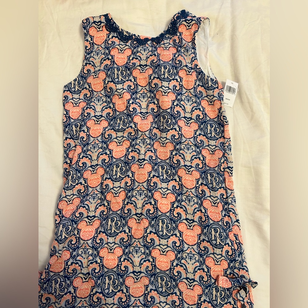 Rare Disney the Riviera resort lined dress, Child size M NWT
